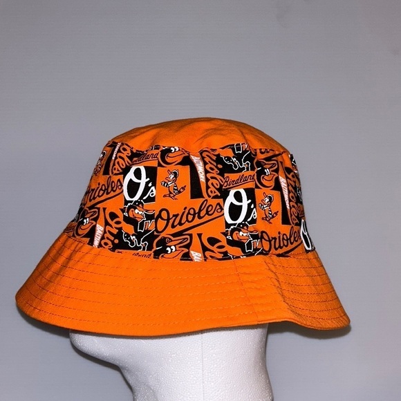 Baltimore Orioles & Miller Lite Logo Boonie Style Hat - 100% Cotton - Picture 4 of 6